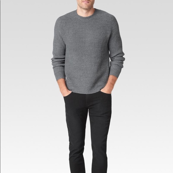NWT Paige Conroy Knit Sweater-Medium Gray - Picture 1 of 4